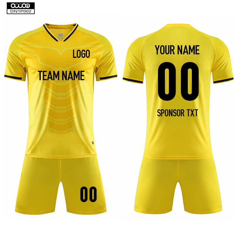 Soccer Jersey Custom DN1P002-Yellow