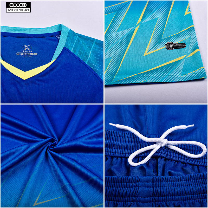 Soccer Jersey Custom MB1P8643-Blue