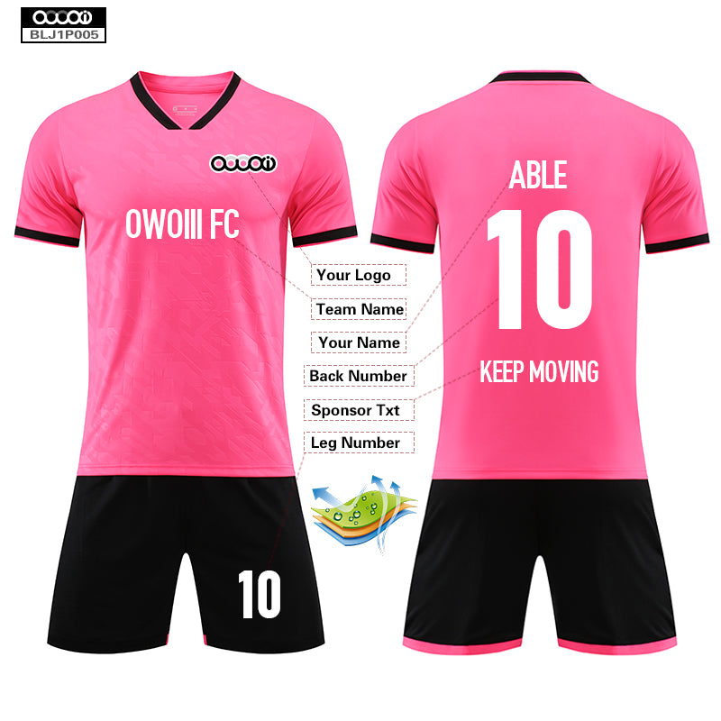 Soccer Jersey Custom BLJ1P005-Pink