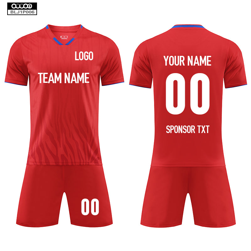 Soccer Jersey Custom BLJ1P006-Red