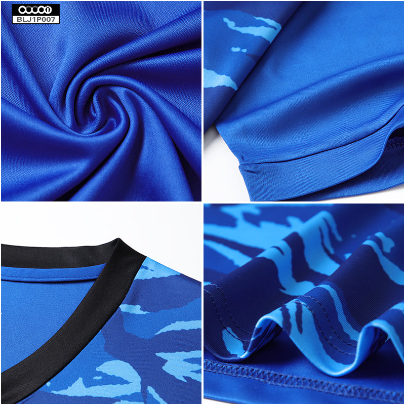 Soccer Jersey Custom BLJ1P007-Blue