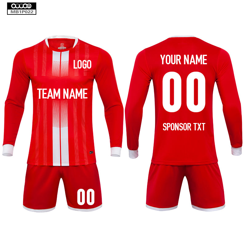 Soccer Jersey Custom MB1P022-Red