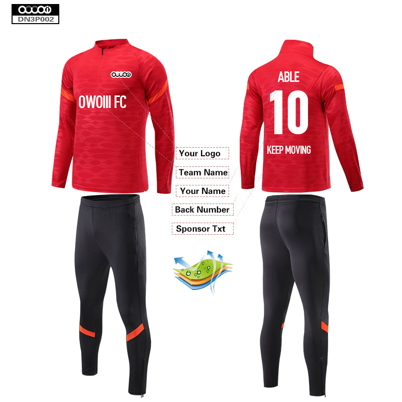 Tranning Suit DN3P002-Red